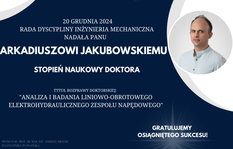 dr inż. Arkadiusz Jakubowski